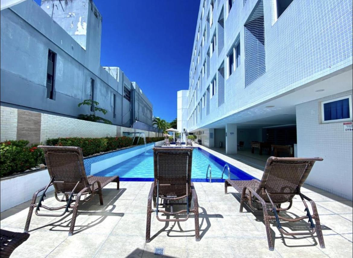 فندق João Pessoaفي  Flat Beira Mar Tambau المظهر الخارجي الصورة